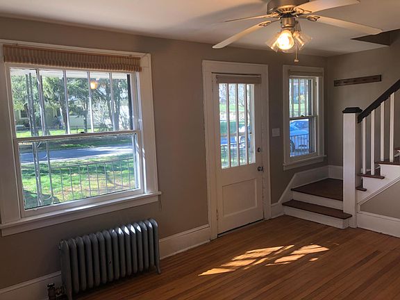 Living room with large picture window.