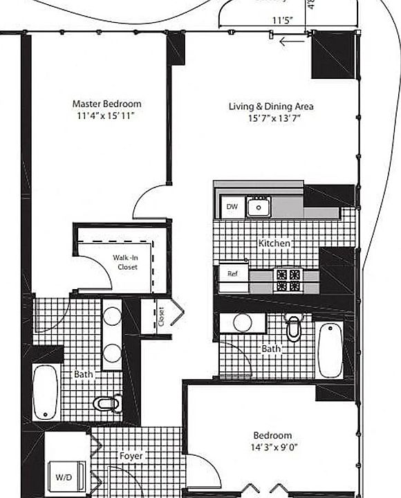1st image of 225 N Columbus Dr APT 4609