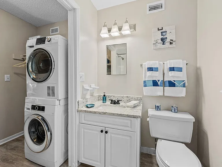 Bathroom with Laundry