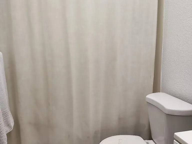 Shower with tub