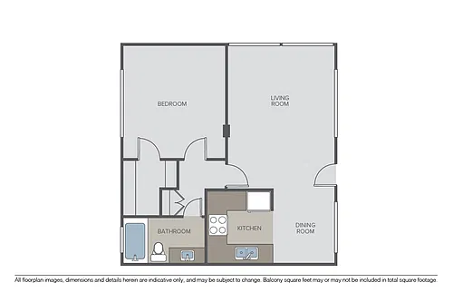 Floor plan Plan 1B