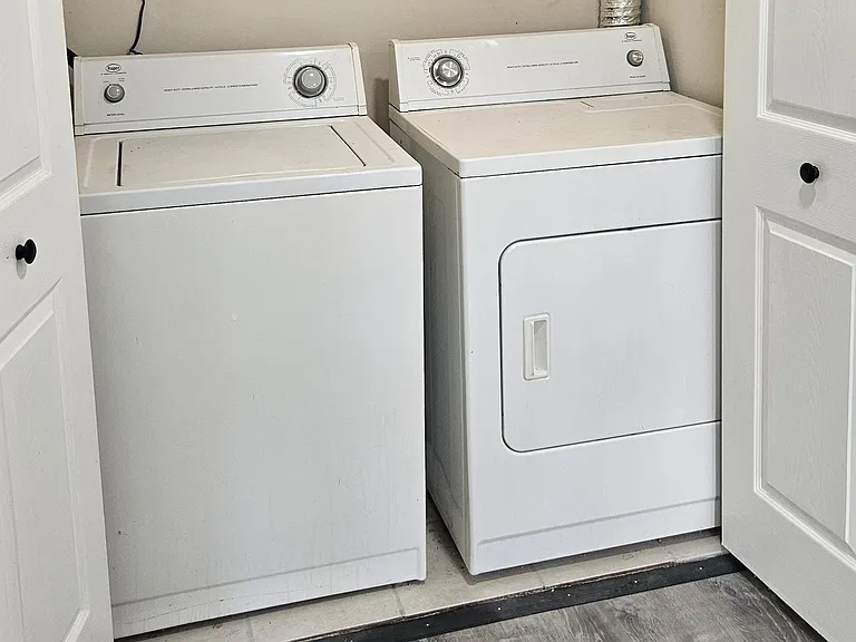 In-unit washer and dryer