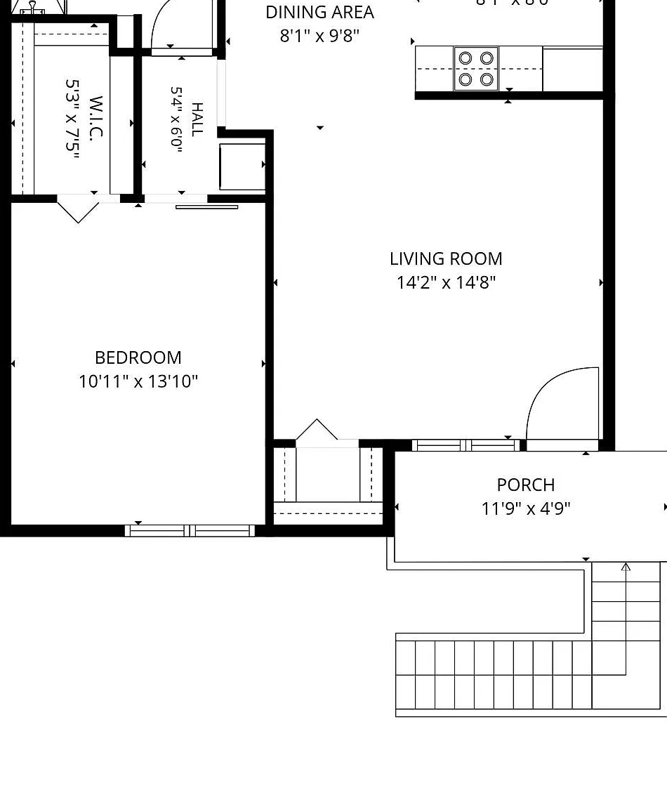 1 bed, 1.0 bath, 678 sqft, $1,350 — Photo 2