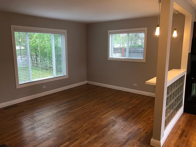 Open floor plan.