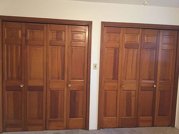 Double closet in master.