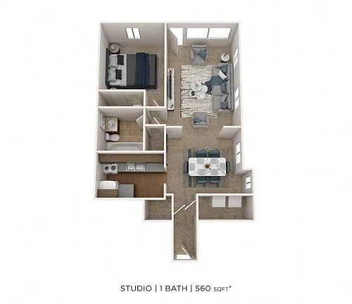 Floor plan Studio
