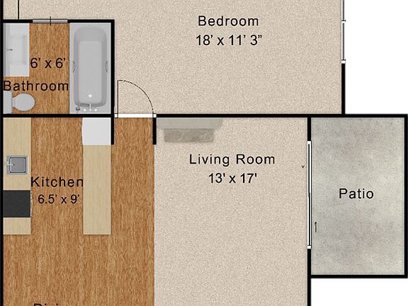 3rd image of 1740-1750 Hanover Dr #102