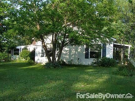 The West side of the house