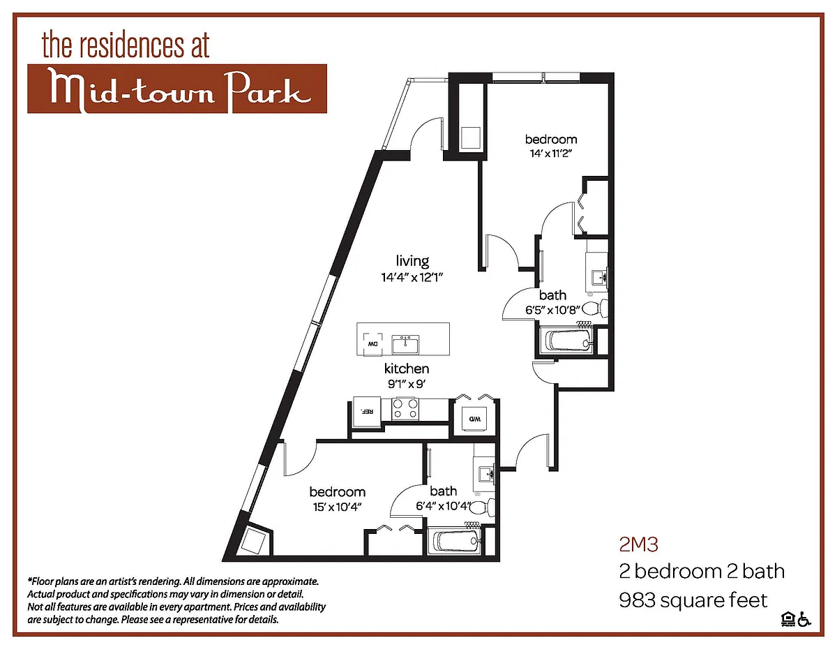 Floor plan 2M3