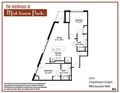 Floor plan 2M3