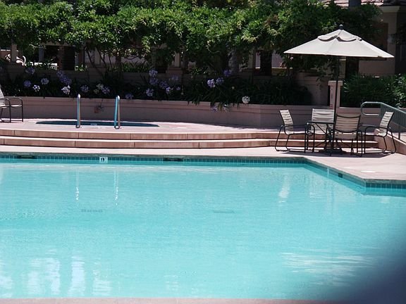 Pool area and hot-tub