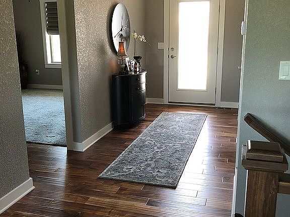 Open hallway front entrance