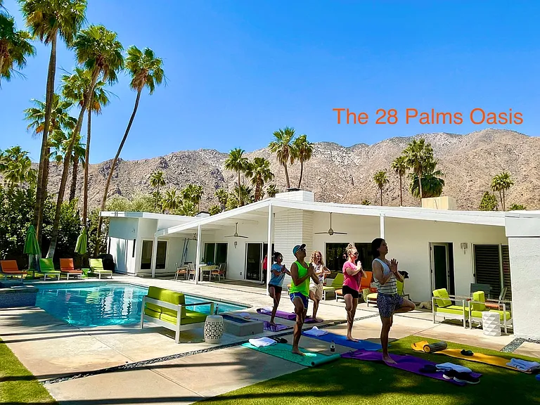 back yard yoga