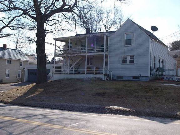 Front view of building