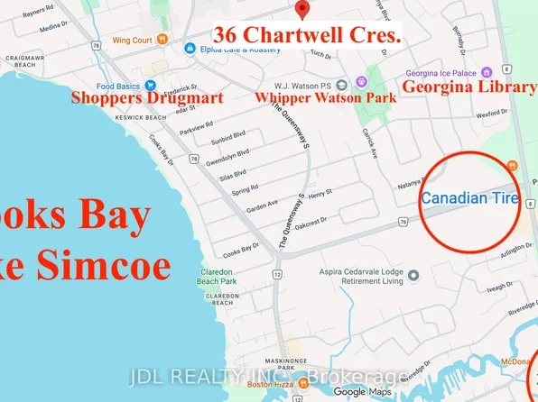 36 Chartwell Cres, Georgina, ON L4P 3N8