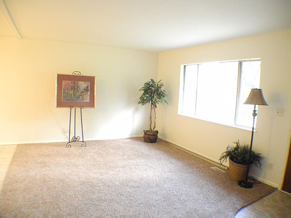 Living room with large picture windows