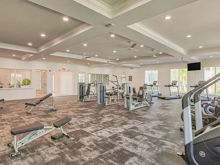 Plenty of work out stations for all of your fitness needs