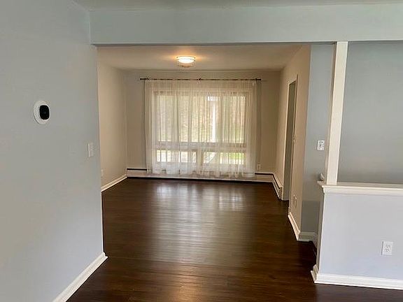 Let the newly added flooring carry you into the dining area from the living room.
