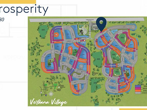 Location of this home within Verdana Village
