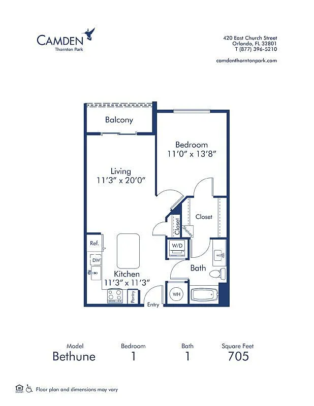 Floor plan Bethune