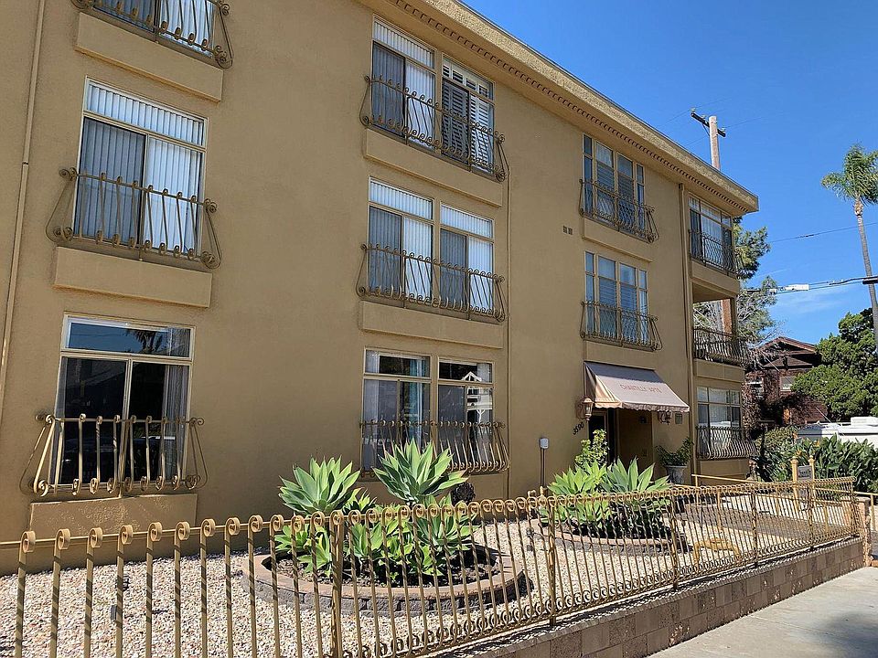 Apartment F is on the third and second floors of the right corner.