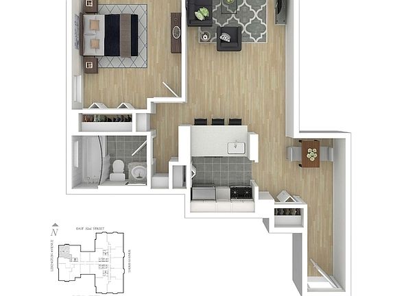 3rd image of 151-155 E 31st St #E11n