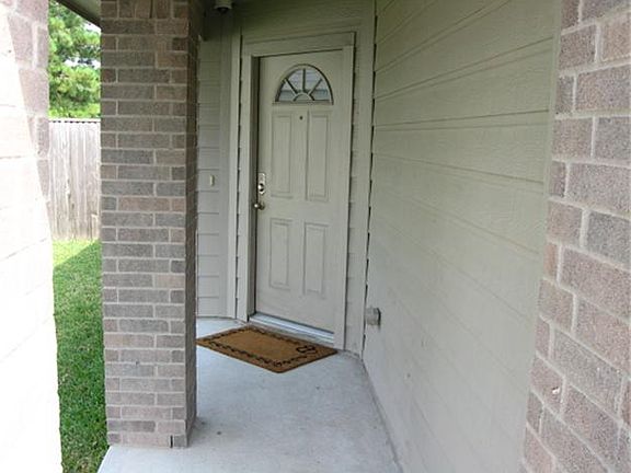 A brand new front door has been added. There is a nice covered small porch to keep your guests dry o