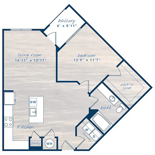Floor plan 1X1 A5