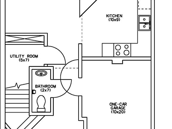 Lower Level Open Floor Plan