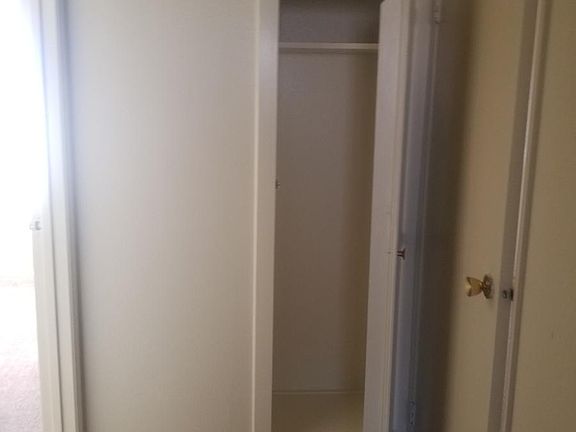 Hallway closet. 
