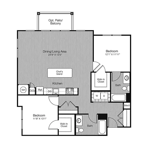Floor plan 2J2