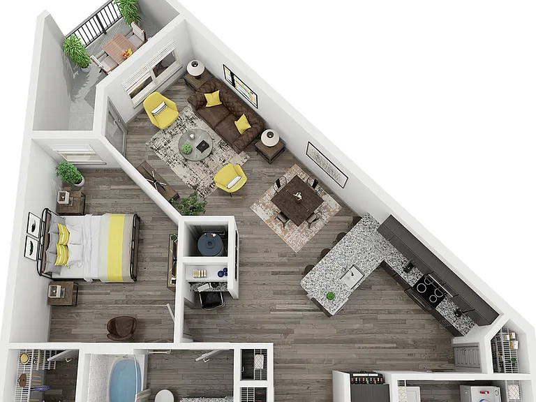 Cue Galatyn Station - A1G Floor Plan Cue Galatyn Station - A1G Floor Plan