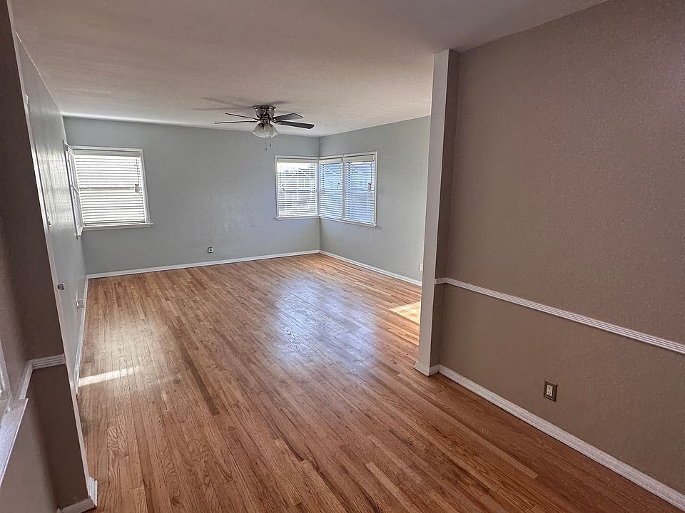 Living Room with the original hardwood floors.