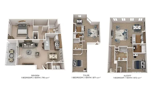Floor plan One Bedroom