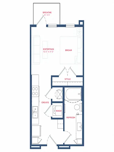 Floor plan S1 - Walk-in Closet