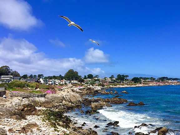 Ocean View Trail towards Assilomar and Pebble Beach