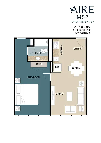 Floor plan Antonov