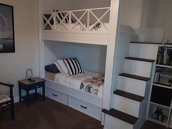 Guest room with custom beds 