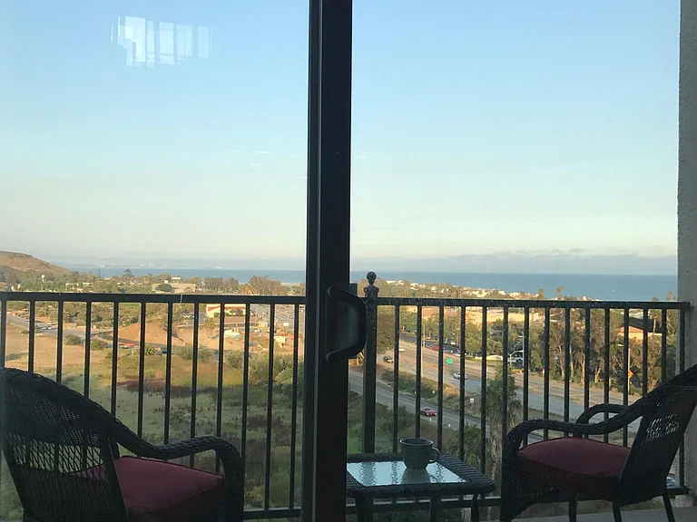 Living Room Balcony With Unobstructed Ocean and Coastal View