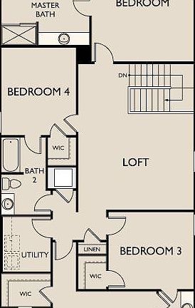 Level 2; Upstairs Master & Laundry
