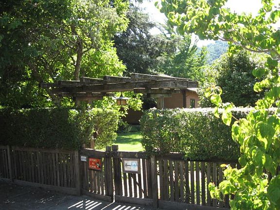 Garden from front gate