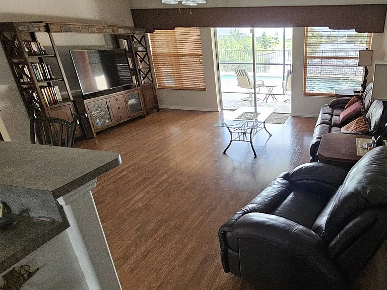 View of Living Area from Kitchen