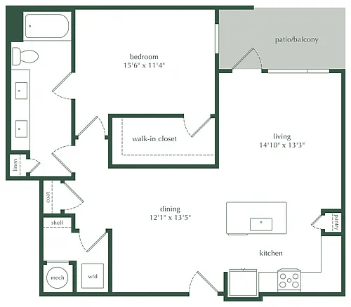 Floor plan A8