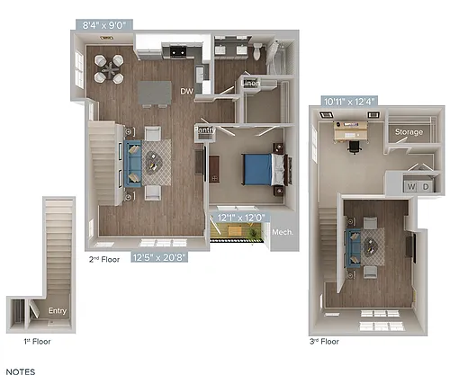 Floor plan A2L-1203