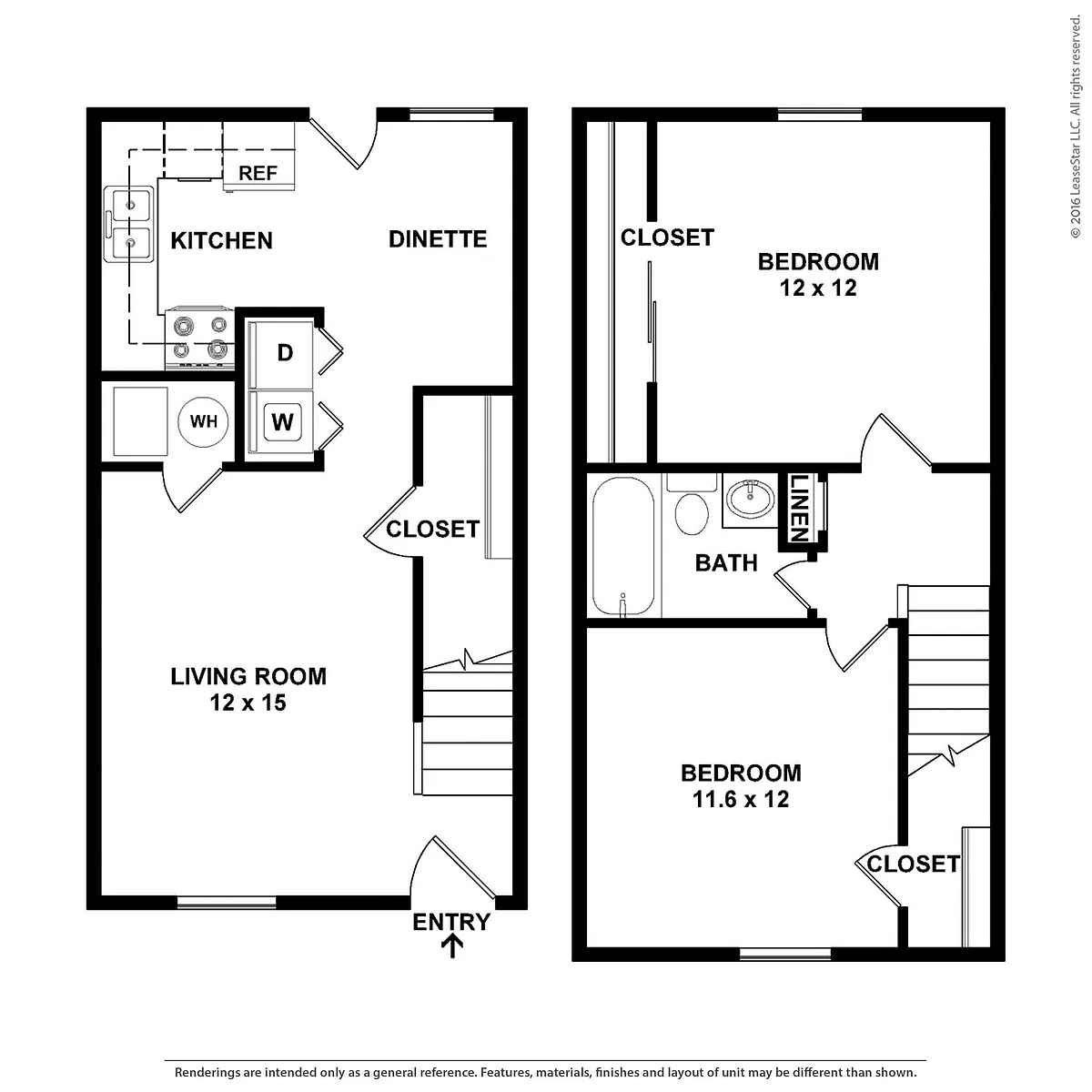 Floor plan TH1R East