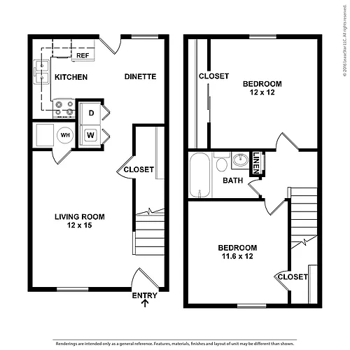 Floor plan TH1R East