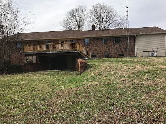 rear of home, new deck