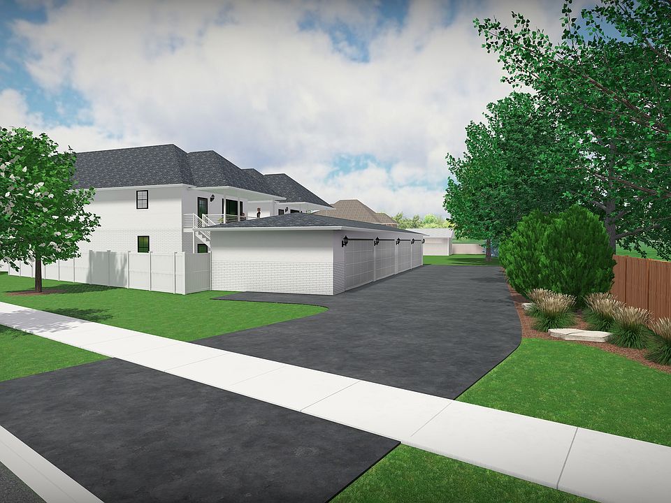 Architect Rendering - Garage View