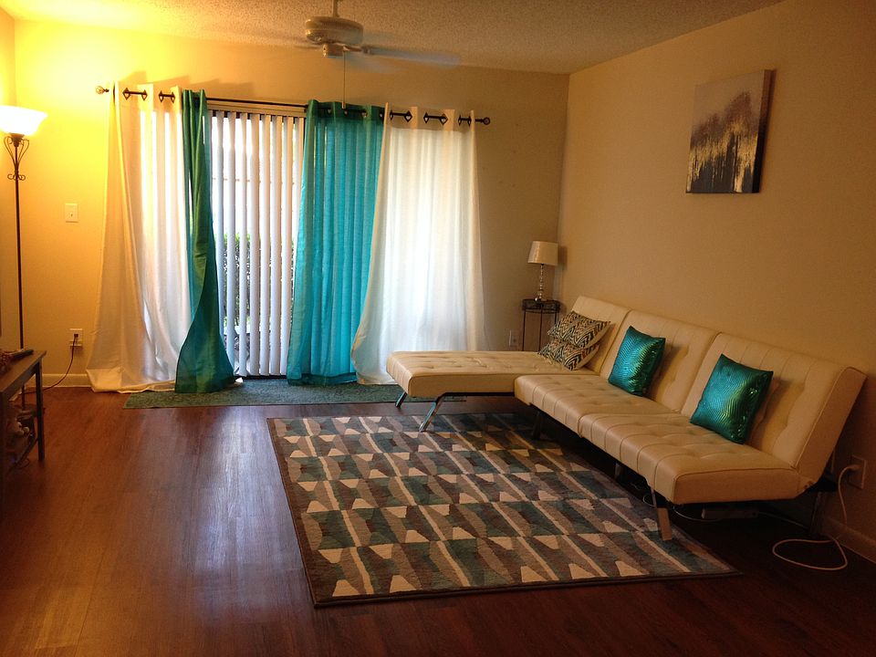 Living Room with Patio view