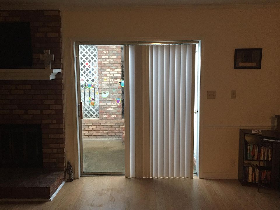Sliding door to patio and carport